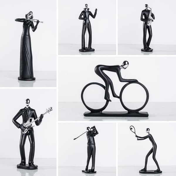 INF Harpiks Tennisspiller Figur - Moderne Hjemmedekoration