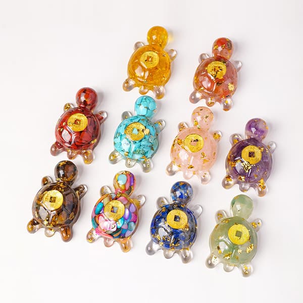 INF Jasper Resin Skildpaddefigur