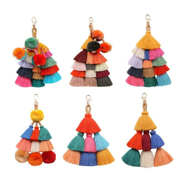 INF Bohemian Tassel Nøglering