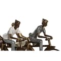 Miniatyrbild 2 av 3: dekorativ figur 27 x 9,5 x 23 cm roséguld vit (2 enheter) - Färg:GULD