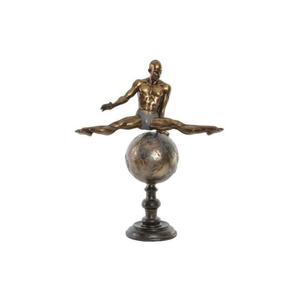 modern gymnastharts gyllene dekorativ figur (36 x 19 x 46 cm)