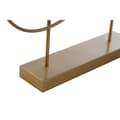 Miniatyrbild 2 av 2: dekorativ statyett 56 x 9 x 55 cm abstrakt svart guld vit modern