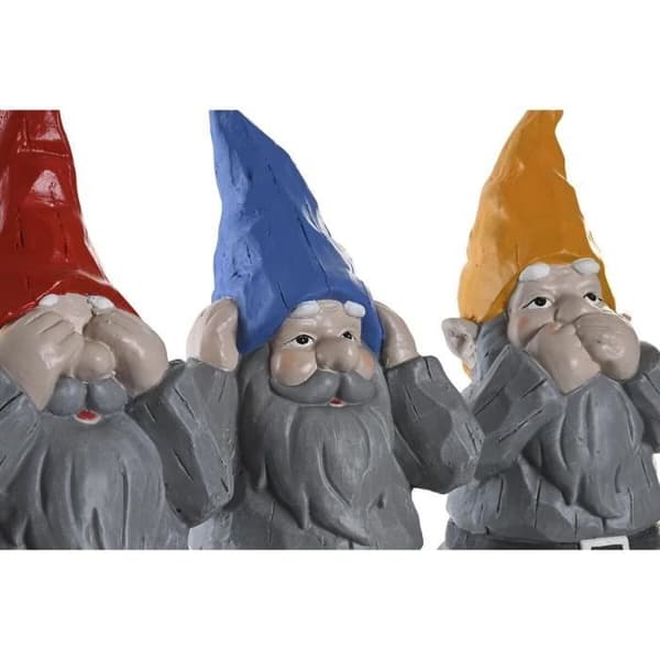 dekorativ statyett 25 x 18,3 x 48,2 cm magnesiumgnome