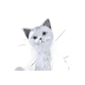 Miniatyrbild 3 av 3: dekorativ statyett vit romantisk katt 9 x 9 x 24 cm