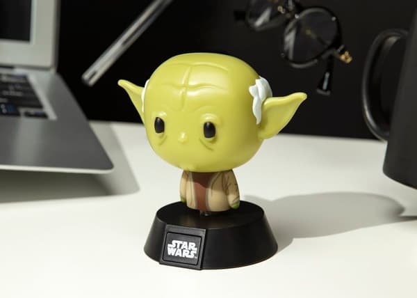Lampa - Star Wars - Yoda - Grön - PVC - 80 x 90 x 120 mm