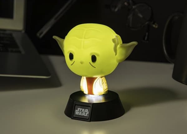Lampa - Star Wars - Yoda - Grön - PVC - 80 x 90 x 120 mm