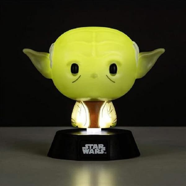 Lampa - Star Wars - Yoda - Grön - PVC - 80 x 90 x 120 mm