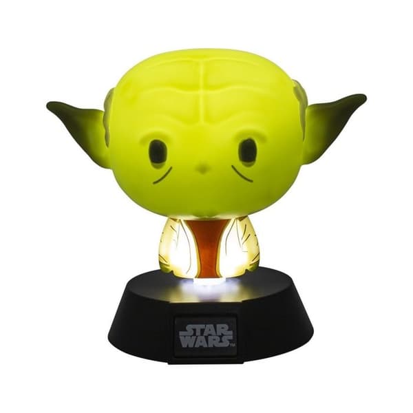 Lampa - Star Wars - Yoda - Grön - PVC - 80 x 90 x 120 mm