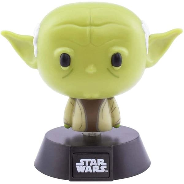 Lampa - Star Wars - Yoda - Grön - PVC - 80 x 90 x 120 mm