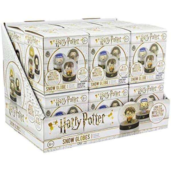 Paladone Mystery Blind Box ,1x Mystery Blind Box ,8 Hogwarts-figurer Samlarfigurer Man får snöglober i glas