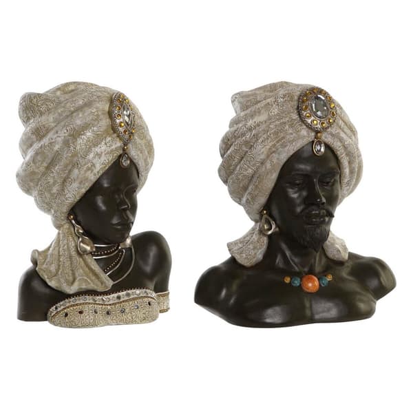 BRUKT Dekorativ Figur DKD Home Decor 2 enheter (Fikset A)