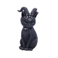 Miniatyrbild 1 av 3: Dekorativt föremål - NEMESIS NOW - Pawzuph Horned Occult Cat Figurine - Vit - Plast - Harts - Samtida