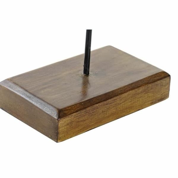 dekorativ figur av beige järnfåglar (38 x 11,5 x 54 cm)