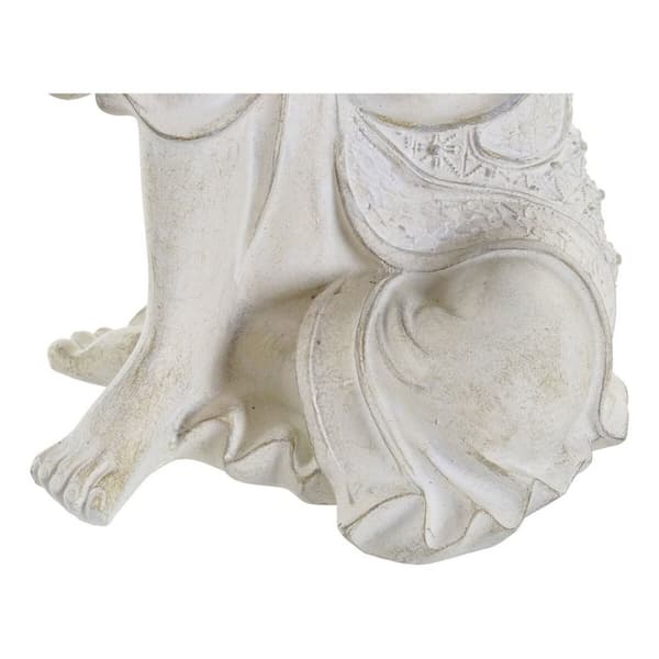 Prydnadsfigur DKD Home Decor Grå Buddha Harts (17 x 17 x 26 cm)
