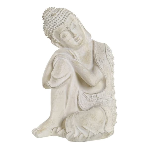 Prydnadsfigur DKD Home Decor Grå Buddha Harts (17 x 17 x 26 cm)