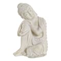 Miniatyrbild 5 av 5: Prydnadsfigur DKD Home Decor Grå Buddha Harts (17 x 17 x 26 cm)