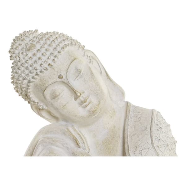 Prydnadsfigur DKD Home Decor Grå Buddha Harts (17 x 17 x 26 cm)