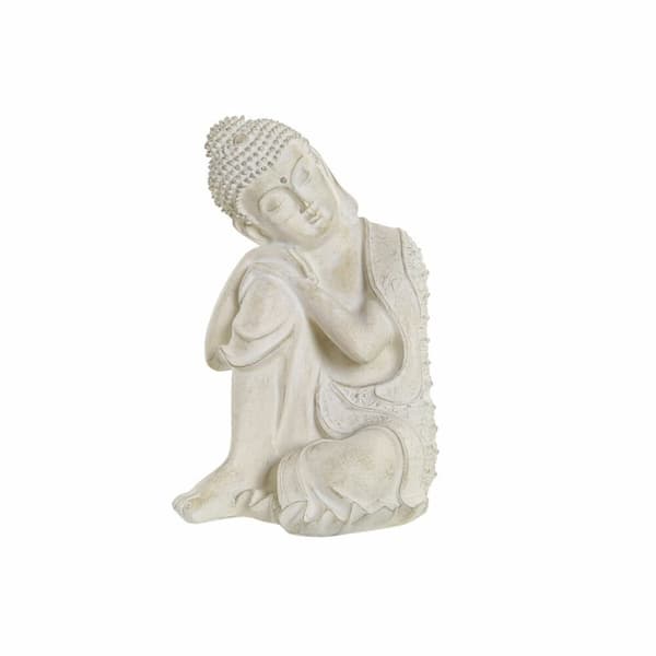 Prydnadsfigur DKD Home Decor Grå Buddha Harts (17 x 17 x 26 cm)