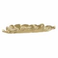 Miniatyrbillede 1 af 3: Bakke DKD Home Decor S3017331 Ark Gylden Harpiks Blad af en plante (39 x 18 x 4.7 cm) (39 cm)