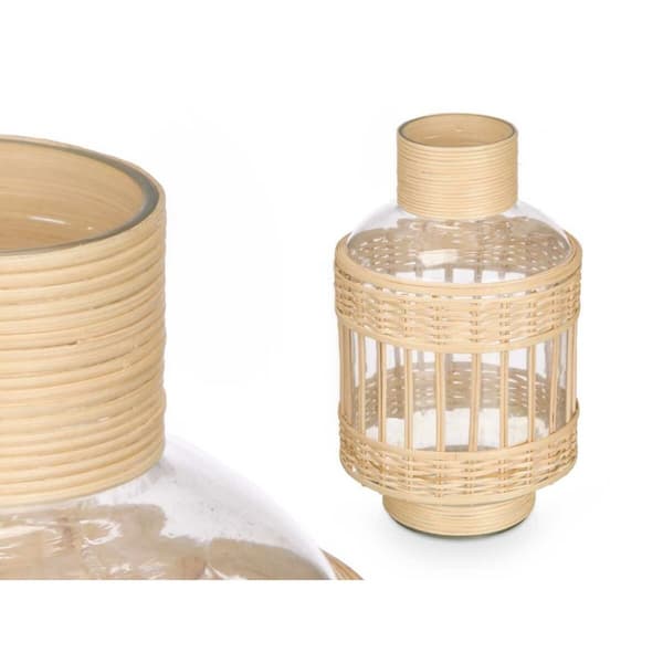 Dekorativ kanna SG-30554 Transparent Naturell 16 x 27,5 x 16 cm (6 antal)