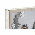 Pikkukuva 3 / 3: Seinäkoriste DKD Home Decor Pähkinänsärkijä Puu MDF (2 pcs) (30 x 4.5 x 30 cm)