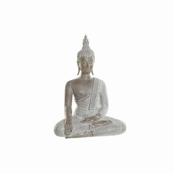 Prydnadsfigur DKD Home Decor Naturell Buddha Harts (11 x 6 x 15.5 cm)