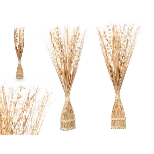 Dekorativ blomst DD115007 Naturell 14 x 100 x 10 cm 8 x 100 x 18 cm (4 enheter)