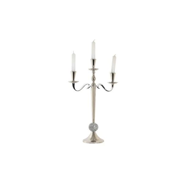 ljusburk 30 x 12 x 46 cm silver aluminium krom