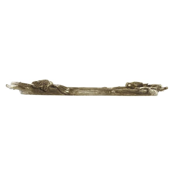 Bakke DKD Home Decor Spejl Gylden Harpiks Fugle (45 x 27 x 3,7 cm)