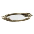 Miniatyrbillede 1 af 3: Bakke DKD Home Decor Spejl Gylden Harpiks Fugle (45 x 27 x 3,7 cm)