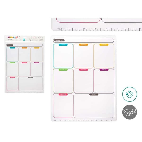 Magneter Pincello 424 Vit 33,5 x 48 x 0,5 cm Kyl A3 (12 antal)