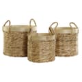 Miniatyrbild 4 av 4: Korg - set DKD Home Decor Bambu Tropiskt Rusar (35 x 35 x 30,5 cm) (3 Delar)
