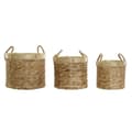 Miniatyrbild 1 av 4: Korg - set DKD Home Decor Bambu Tropiskt Rusar (35 x 35 x 30,5 cm) (3 Delar)
