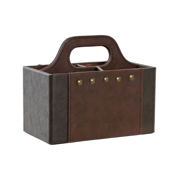 Förvaring DKD Home Decor Mörkbrun 18 x 10 x 15 cm