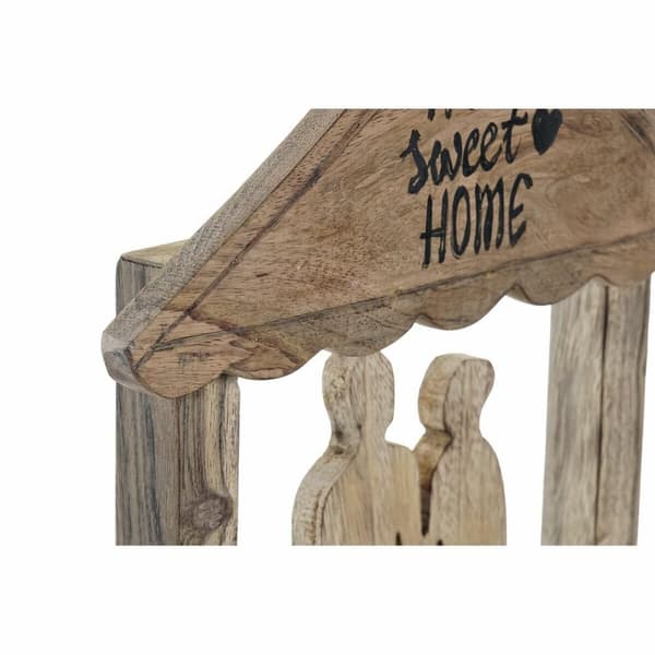 Prydnadsfigur DKD Home Decor Brun Mangoträ Modern Familj (30 x 8 x 39 cm)