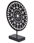 Miniatyrbilde 5 av 6: Dekorativ Figur Gulljern 25 cm Statue på Stativ Statuett Håndlaget Ornament Dekorativt Tilbehør