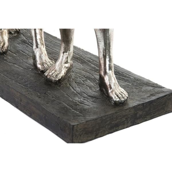 dekorativa figurer ursprung arter silver modernt harts (55 x 18 x 42 cm)
