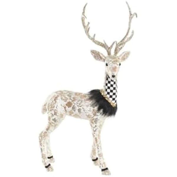 Juldekoration - DKD Heminredning - Svart och guld - Polyester - 22x59x37 cm - Modern design