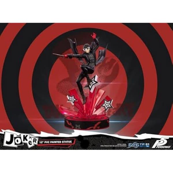 Figur - FIRST 4 FIGURES - Joker - 30.5cm - PVC - Officiell Licens - Dynamisk Pose