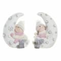 Miniatyrbild 1 av 3: Prydnadsfigur DKD Home Decor Vit Rosa Måne 31 x 20 x 43 cm (2 antal)