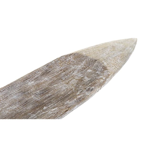 Bordsdekoration DKD Home Decor 74 x 12 x 4,5 cm Antikbehandlad Brun Fisk Medelhavs (2 antal)