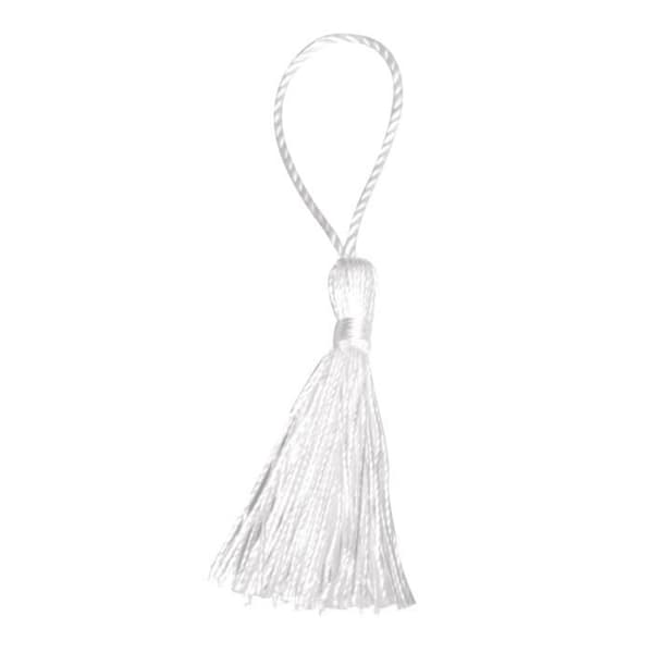 Dekorativ gland - Rayher - Svart - 5 cm - 100% polyester - 5 stycken