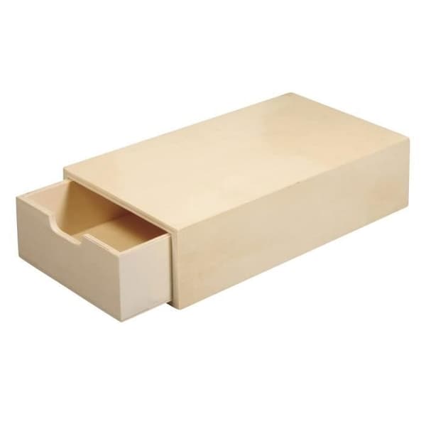 Trälåda att dekorera med låda - 20 x 10 x 5 cm