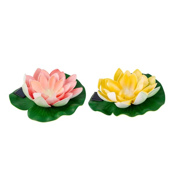 Dekorativ Plante Lifetime ø 17,5 x 6 cm Plast Lotusblomst Blomster