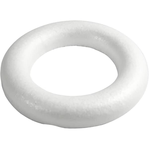 Platt rygg polystyrenring - 30 cm
