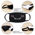 Miniatyrbild 2 av 4: INN Masque 6PCS Dekorationsföremål Dekorativt Objekt Återanvändbart Andningsbart Tvättbart Mask med Öronkrok Dekorativ Mask