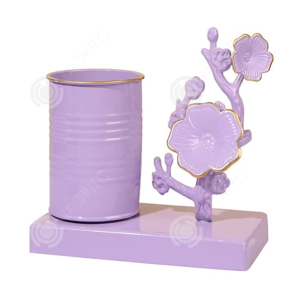 INN Ornaments 14,5x14,5x7,5cm enkel pennhållare i järn för kontor dekorativa kontorsprydnader förvaring av små föremål decora