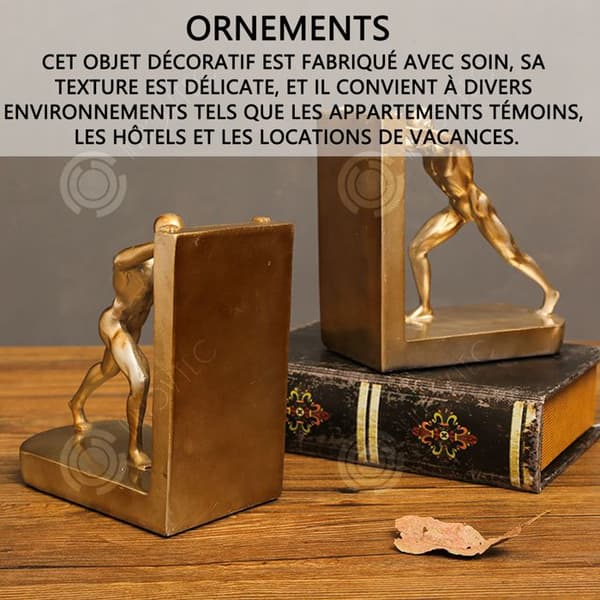 INN Ornaments 9,5x16x17cm bokpärm hylla prydnad skrivbordsdekorationer för böcker och tidningar små dekorativa föremål