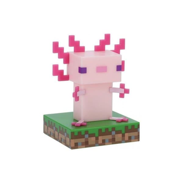 Lampa Ikon - Paladone - Axolotl - Rosa - 10,7 cm - Modern design