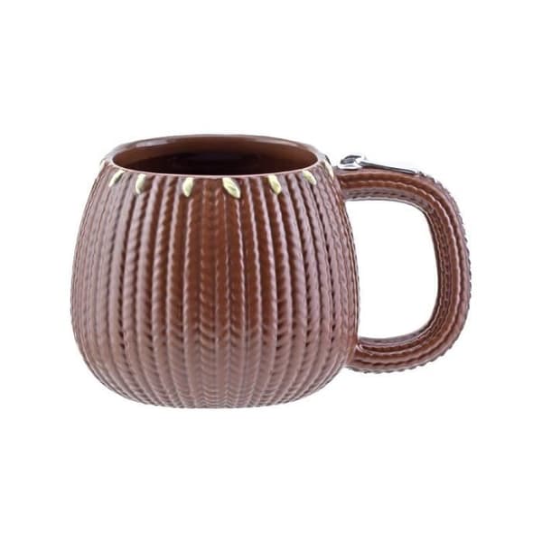 Sackboyformad mugg - PALADONE - 550 ml - Brun - Keramik